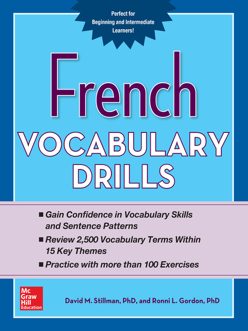 Cover image for French Vocabulary Drills
